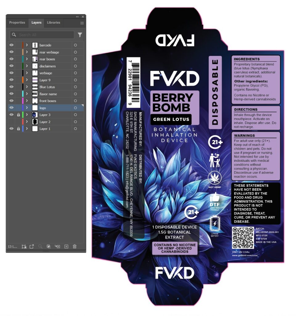 E and E Print Package design concept for FVKD