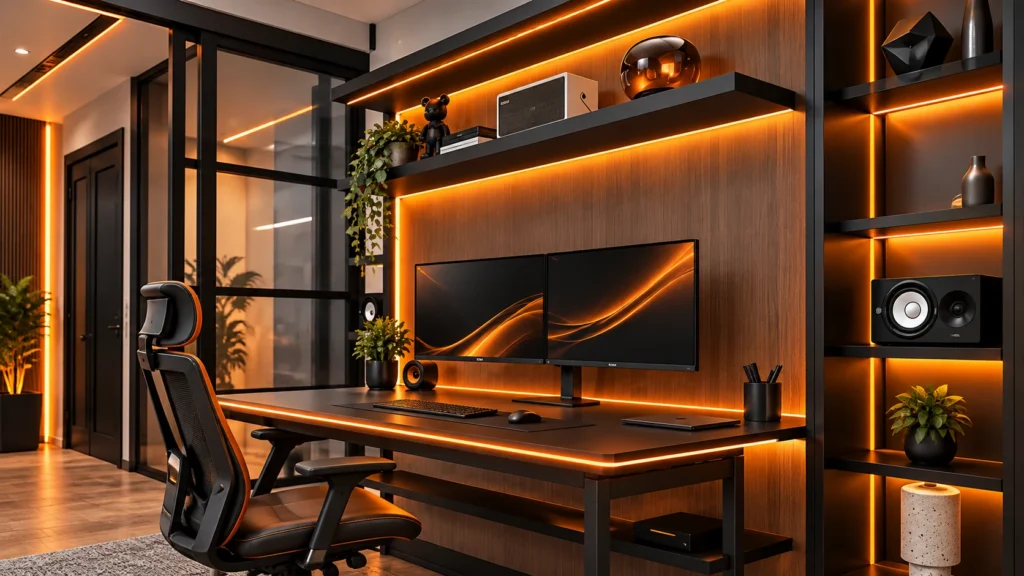 Illustrative E and E Print creative workspace